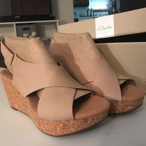 Clarks wedge Sandals